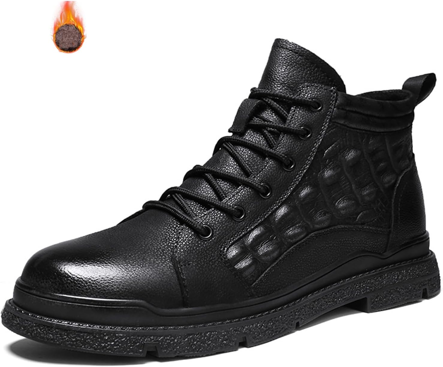 Мужские кожаные туфли на шнуровке с высоким верхом Oxford, слипоны, повседневные, противоскользящие и теплые ботинки Chukka, модные, роскошные, деловые повседневные туфли Nileeke, черный
Мужские кожаные туфли на шнуровке с высоким верхом Oxford, слипоны, повседневные, противоскользящие и теплые ботинки Chukka, модные, роскошные, деловые повседневные туфли Nileeke, черный