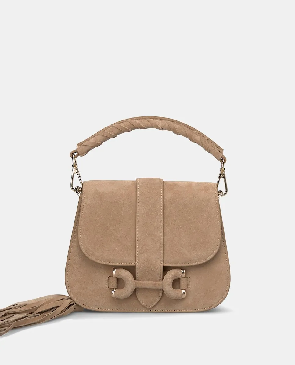 Женская кожаная сумка-бандо с декоративной пряжкой Alma En Pena, песочный
Женская кожаная сумка-бандо с декоративной пряжкой Alma En Pena, песочный