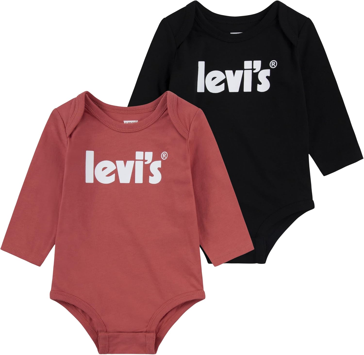 Комплект из 2 детских боди Levi's Unisex, Mineral Red/Black
Комплект из 2 детских боди Levi's Unisex, Mineral Red/Black