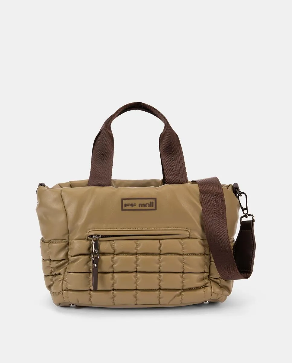 Стеганая сумка со сборками и двумя ручками Pepe Moll, военный зеленый
Стеганая сумка со сборками и двумя ручками Pepe Moll, военный зеленый