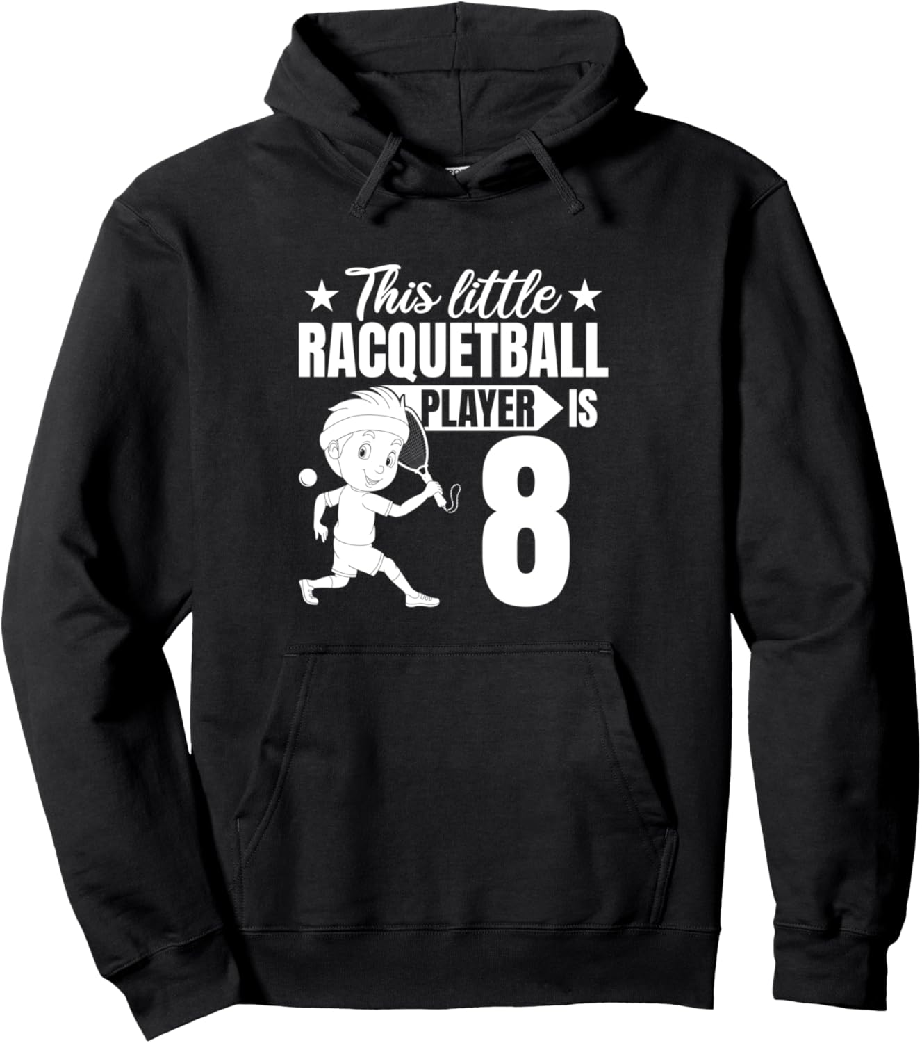 Худи для игрока в ракетбол на 8-й день рождения 8Th Birthday Party Racquetball Player, черный
Худи для игрока в ракетбол на 8-й день рождения 8Th Birthday Party Racquetball Player, черный