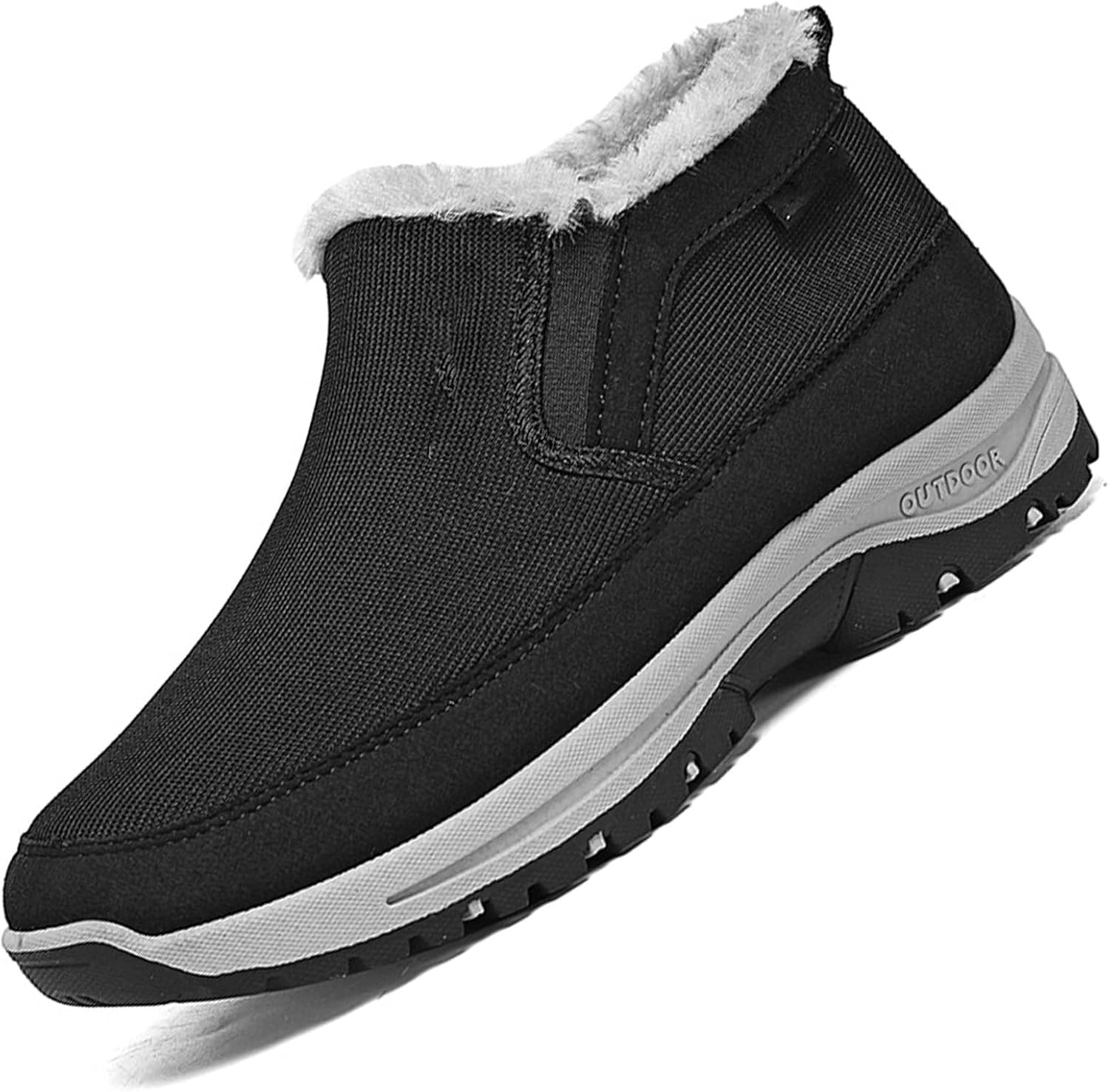 Мужские утепленные теплые нескользящие слипоны GHTRHSB для улицы, зимние удобные легкие кроссовки из флиса, повседневные с меховой подкладкой снежные ботинки на щиколотку, черный
Мужские утепленные теплые нескользящие слипоны GHTRHSB для улицы, зимние удобные легкие кроссовки из флиса, повседневные с меховой подкладкой снежные ботинки на щиколотку, черный