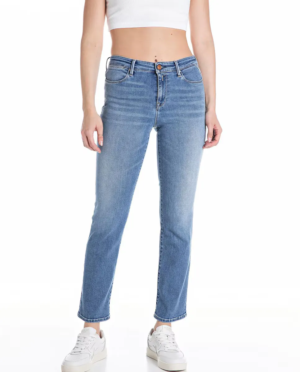 Женские облегающие джинсы с прямой штаниной Replay, синий
Женские облегающие джинсы с прямой штаниной Replay, синий