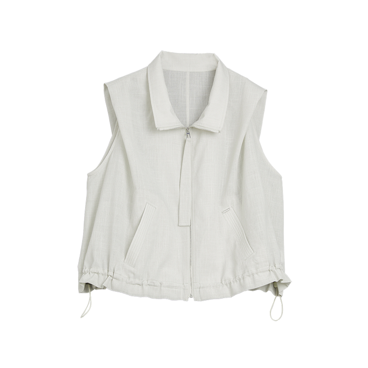 ELLE Женская жилетка Light Green Lapel Moderate Others
ELLE Женская жилетка Light Green Lapel Moderate Others