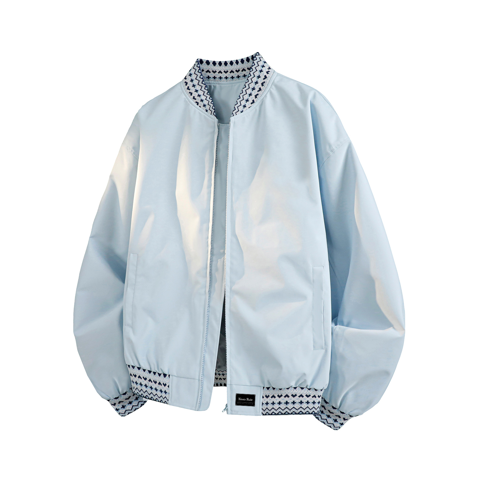 Куртка Unisex Baseball Collar Moderate NEVER RULE, moonсветло-синий
Куртка Unisex Baseball Collar Moderate NEVER RULE, moonсветло-синий