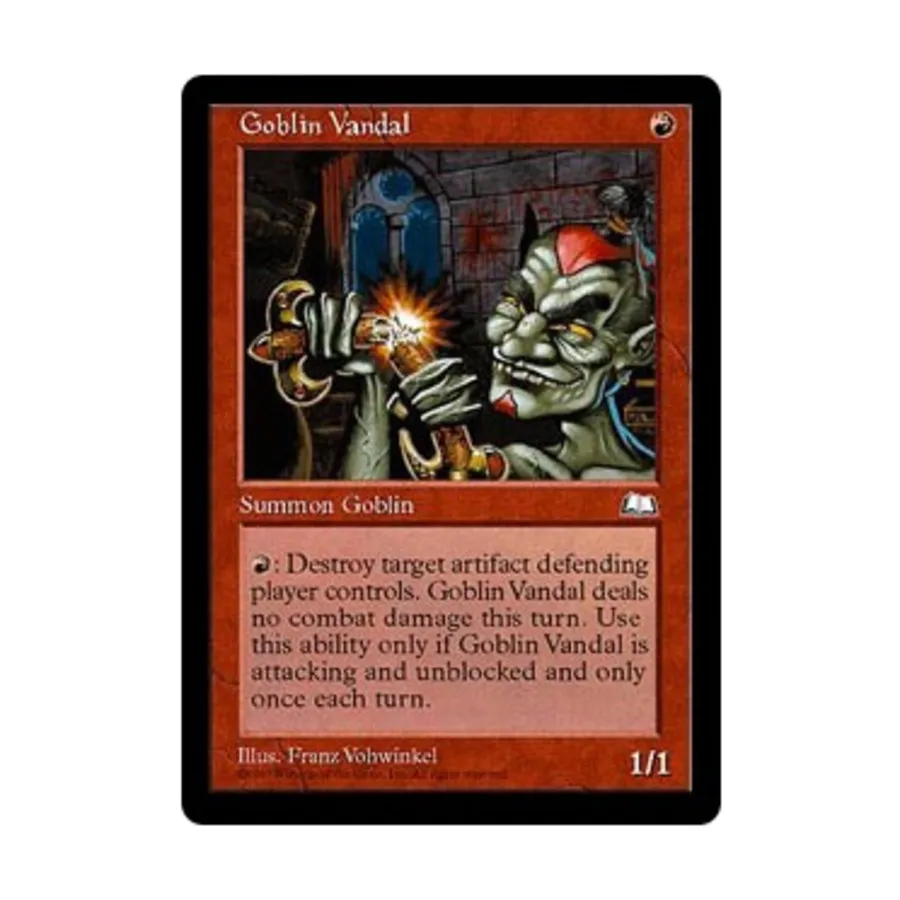 CCG Гоблин Вандал (клавиша C), MTG - Weatherlight
CCG Гоблин Вандал (клавиша C), MTG - Weatherlight