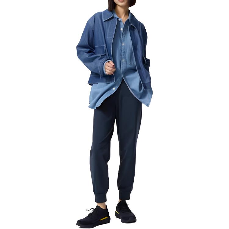 UNIQLO Вязаные спортивные штаны женские морской синий
UNIQLO Вязаные спортивные штаны женские морской синий