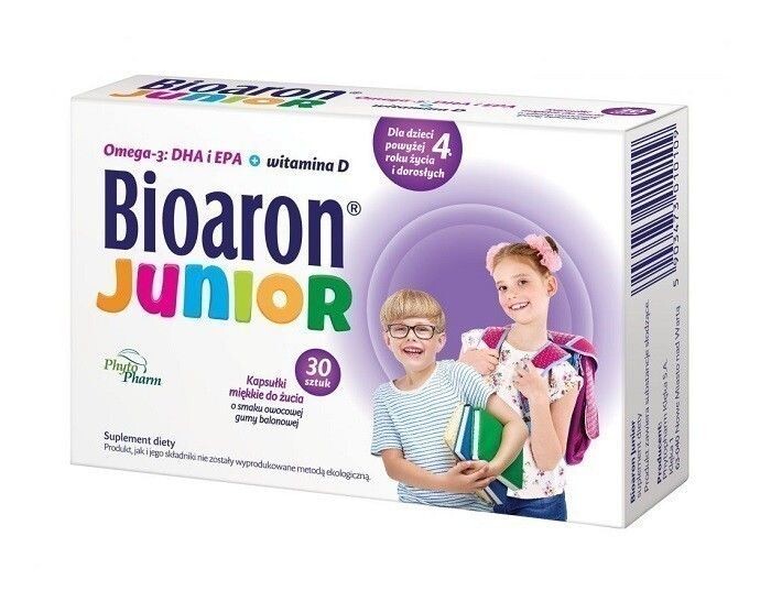 Капсулы ДГК для детей Bioaron Junior Kapsułki , 30 шт
Капсулы ДГК для детей Bioaron Junior Kapsułki , 30 шт