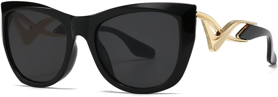 Модные солнцезащитные очки «кошачий глаз» класса люкс для женщин и мужчин. Современные женские солнцезащитные очки с металлическими дужками, защита от ультрафиолета UV400 TYUVIVO, Black Black
Модные солнцезащитные очки «кошачий глаз» класса люкс для женщин и мужчин. Современные женские солнцезащитные очки с металлическими дужками, защита от ультрафиолета UV400 TYUVIVO, Black Black