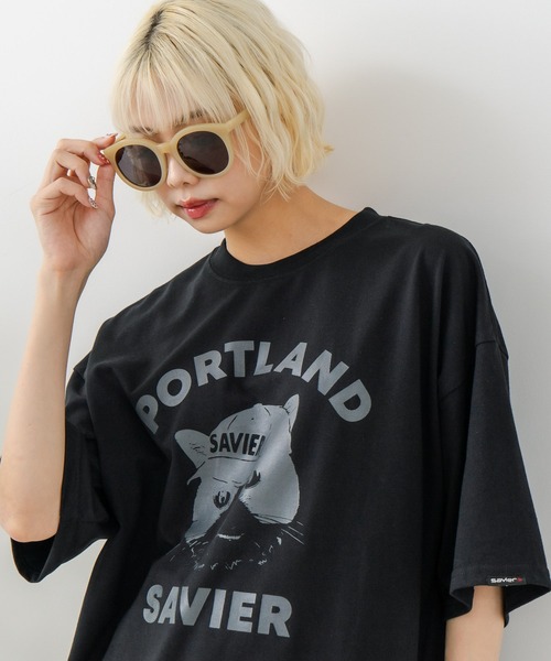 Футболка оверсайз с анималистическим принтом SAVIER, черный
Футболка оверсайз с анималистическим принтом SAVIER, черный