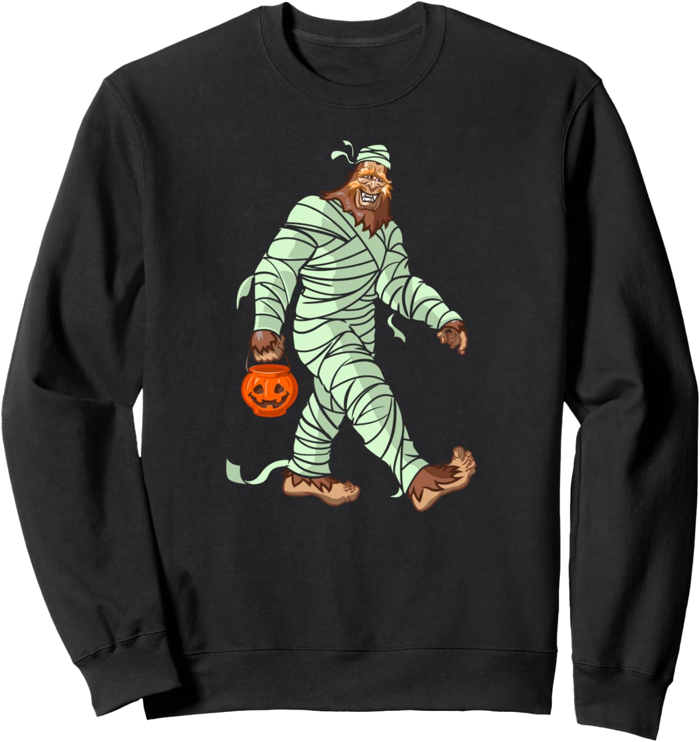 Толстовка мумии Бигфута на Хэллоуин, забавная толстовка с изображением тыквы и символикой Сасквоч дня Dawn Of Time Dudes, черный
Толстовка мумии Бигфута на Хэллоуин, забавная толстовка с изображением тыквы и символикой Сасквоч дня Dawn Of Time Dudes, черный
