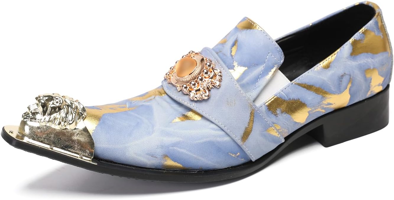 Мужские лоферы Santimon, праздничные, повседневные, с металлическим носком, драконовой отделкой, кожаные с кристаллами и бусинами, пенни-лоферы в западном стиле, диско-пром, золотые блестящие летние туфли для мальчиков
Мужские лоферы Santimon, праздничные, повседневные, с металлическим носком, драконовой отделкой, кожаные с кристаллами и бусинами, пенни-лоферы в западном стиле, диско-пром, золотые блестящие летние туфли для мальчиков