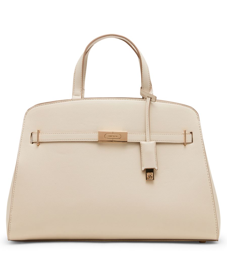 Большая сумка с ремнем и регулируемым плечевым ремнем Anne Klein, White
Большая сумка с ремнем и регулируемым плечевым ремнем Anne Klein, White