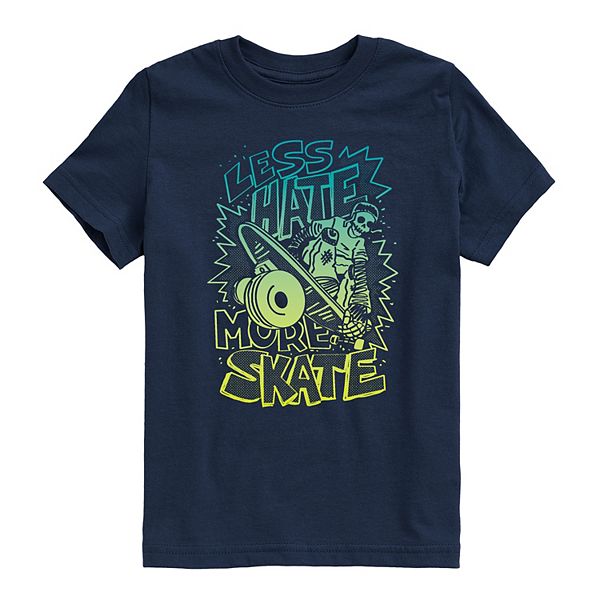 Футболка с принтом less hate more skate для мальчиков 8-20 Licensed Character, Navy
Футболка с принтом less hate more skate для мальчиков 8-20 Licensed Character, Navy