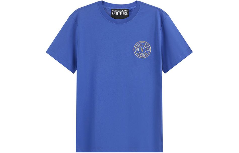Футболка из хлопка с логотипом VERSACE JEANS COUTURE, синий
Футболка из хлопка с логотипом VERSACE JEANS COUTURE, синий