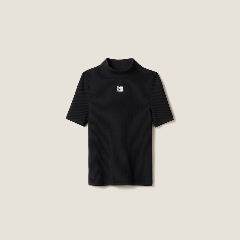 Водолазка из вискозы Miu Miu, черный
Водолазка из вискозы Miu Miu, черный