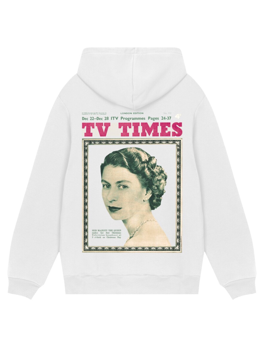 Толстовка F4NT4STIC TV Times Queen Elizabeth II 1957 Cover, белый
Толстовка F4NT4STIC TV Times Queen Elizabeth II 1957 Cover, белый