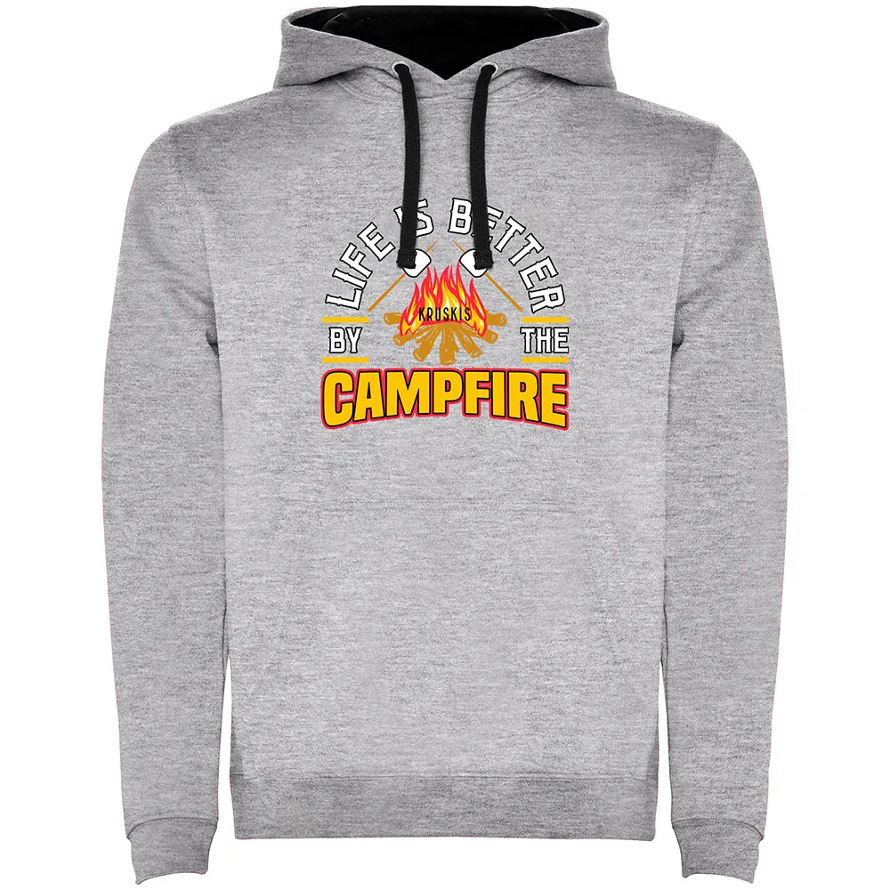 Худи Kruskis Better By The Campfire, серый 
Худи Kruskis Better By The Campfire, серый