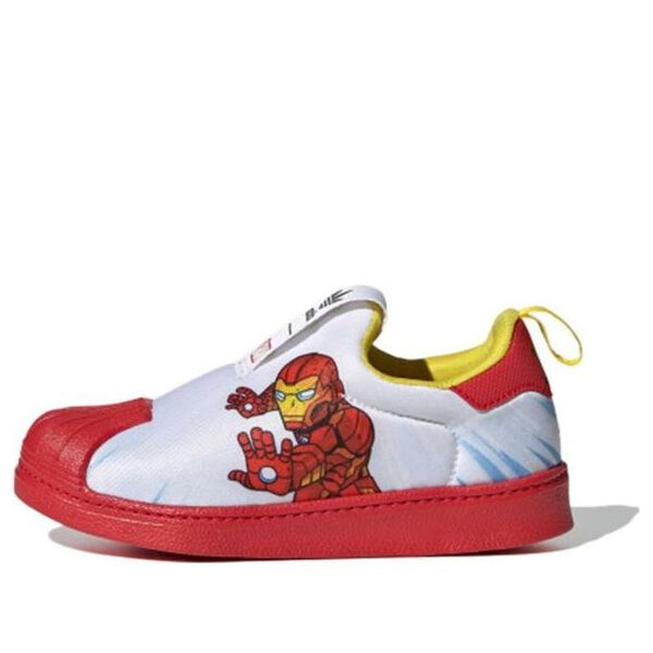 Кроссовки marvel x superstar 360 j Adidas, белый
Кроссовки marvel x superstar 360 j Adidas, белый