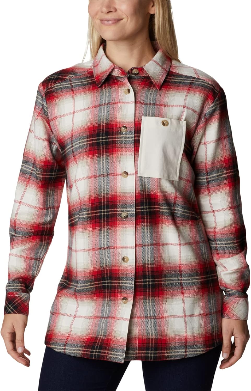 Columbia Womens Holly Hideaway Фланелевая рубашкаButton Down, Chalk Multi Tartan
Columbia Womens Holly Hideaway Фланелевая рубашкаButton Down, Chalk Multi Tartan