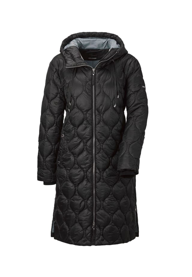 Короткий размер: стеганое пальто Goldner, черный
Короткий размер: стеганое пальто Goldner, черный