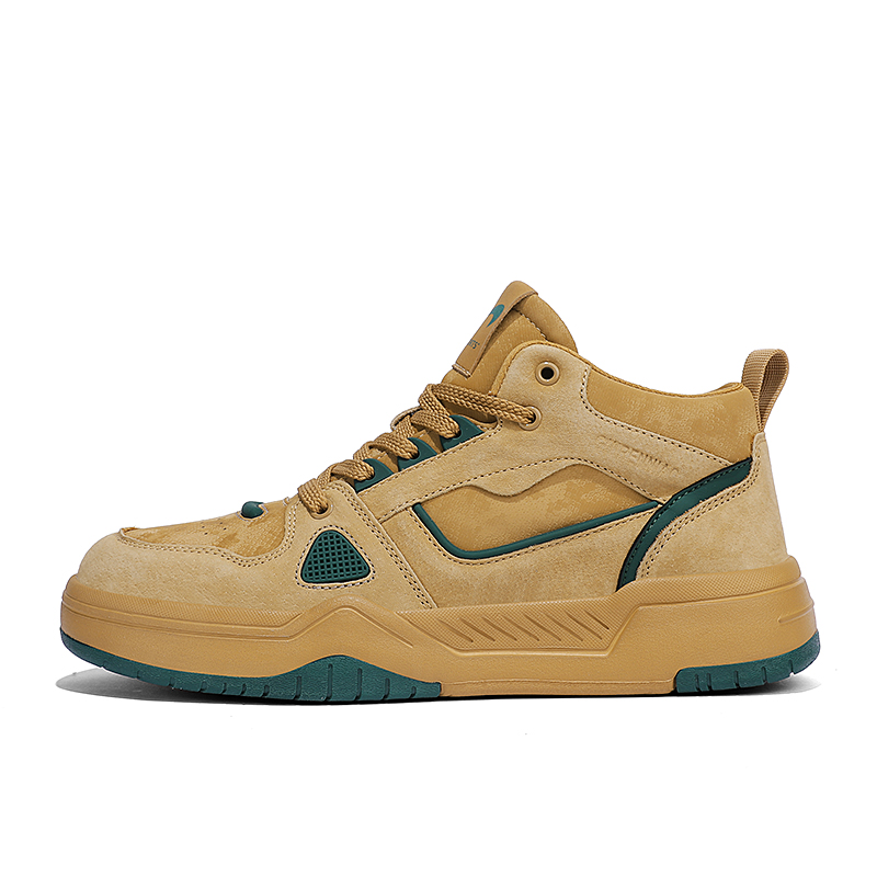 Высокие скейтерские кроссовки мужские K-bird, бежевый/оливковый зеленый
Высокие скейтерские кроссовки мужские K-bird, бежевый/оливковый зеленый