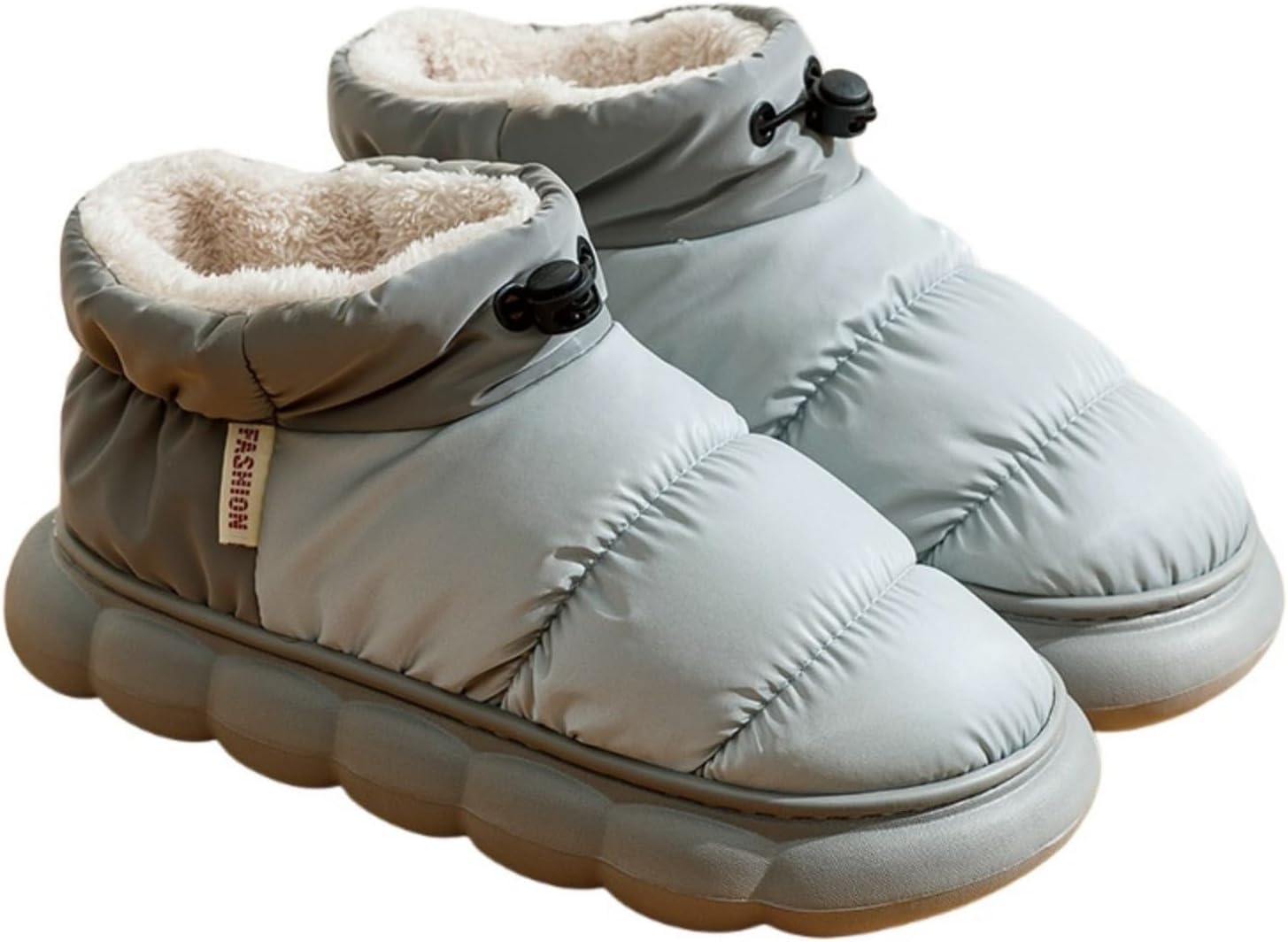 Теплые домашние тапочки Movnebyro Furry Puffer для женщин, удобные ботильоны Crius с мягкой плюшевой подкладкой, комфортные с закрытой пяткой, для дома и улицы, зимние теплые тапочки, серый
Теплые домашние тапочки Movnebyro Furry Puffer для женщин, удобные ботильоны Crius с мягкой плюшевой подкладкой, комфортные с закрытой пяткой, для дома и улицы, зимние теплые тапочки, серый