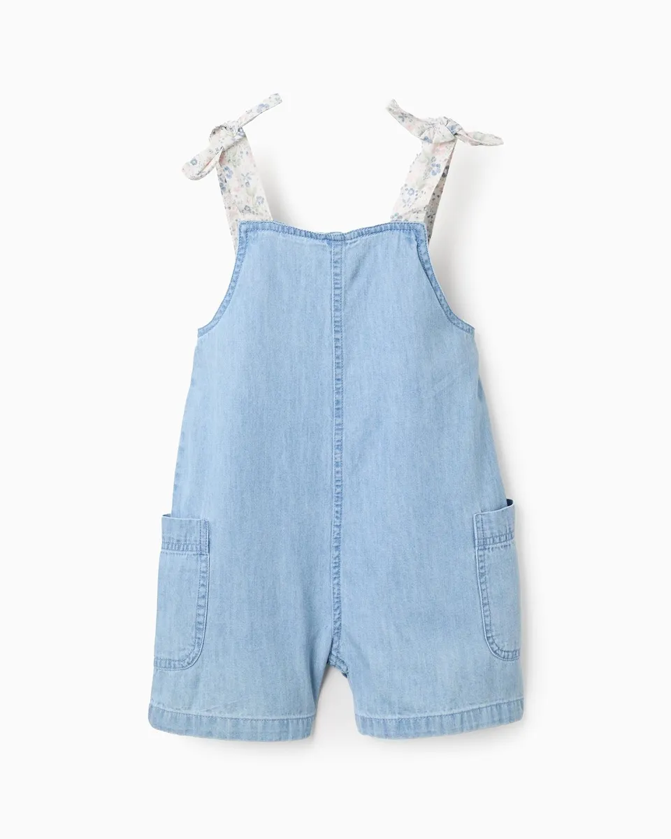Детский комбинезон на бретелях с цветочным принтом и бантиками Zippy, светло-голубой
Детский комбинезон на бретелях с цветочным принтом и бантиками Zippy, светло-голубой