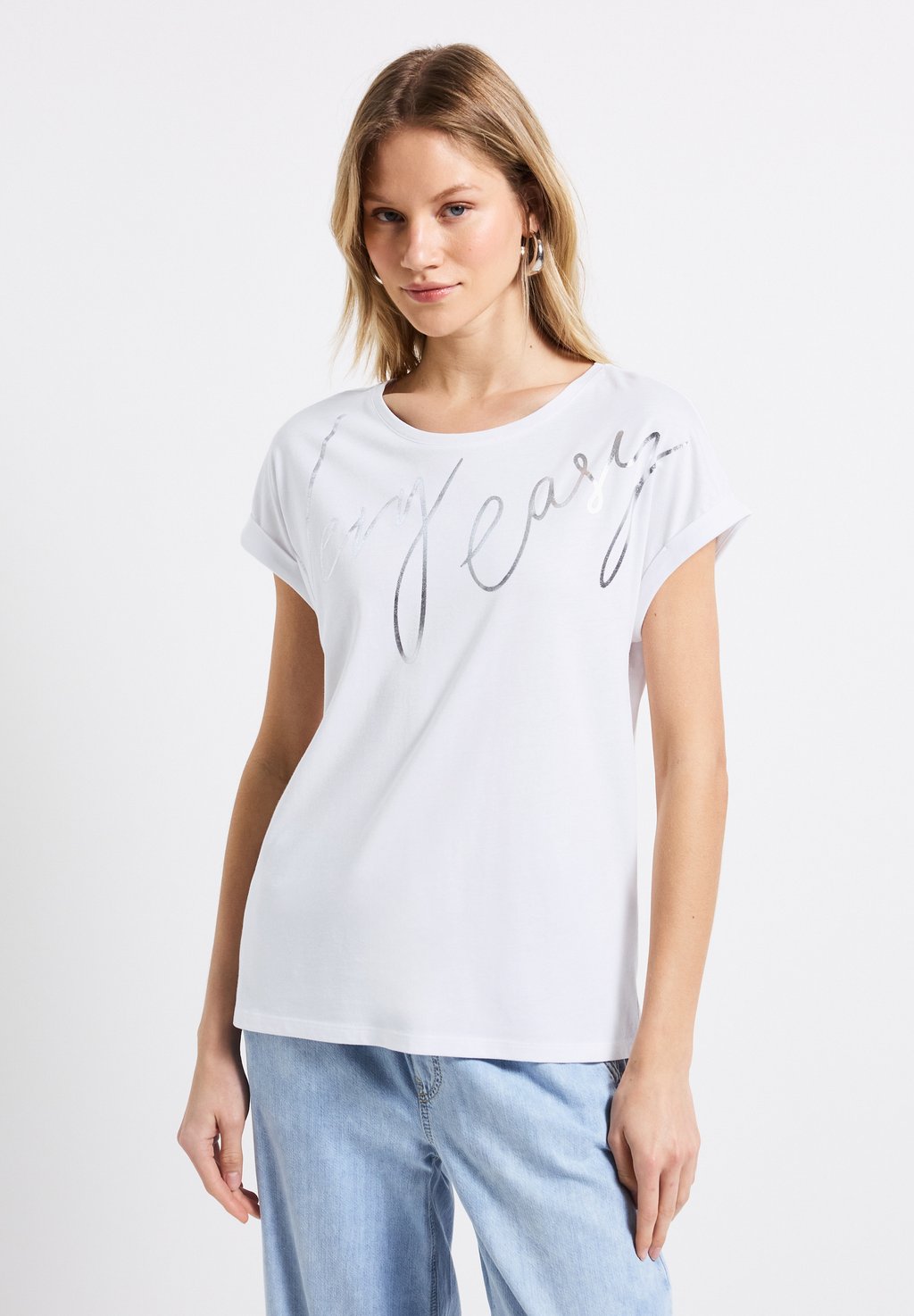 Футболка с принтом MIT FOLIEN WORDING Street One, белый
Футболка с принтом MIT FOLIEN WORDING Street One, белый