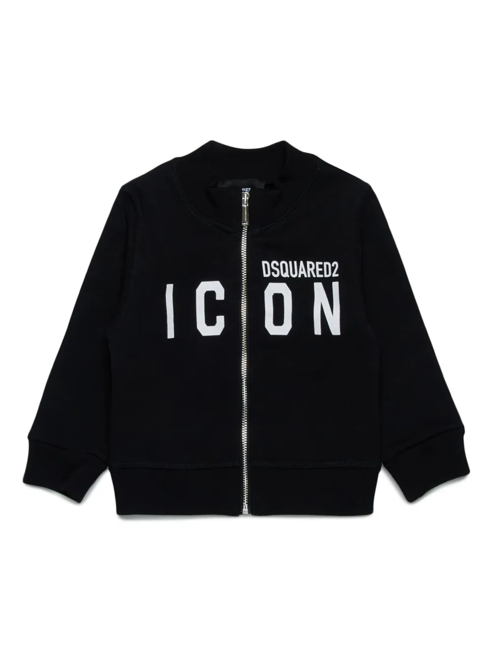 Толстовка с принтом Icon DSQUARED2 KIDS, черный 
Толстовка с принтом Icon DSQUARED2 KIDS, черный