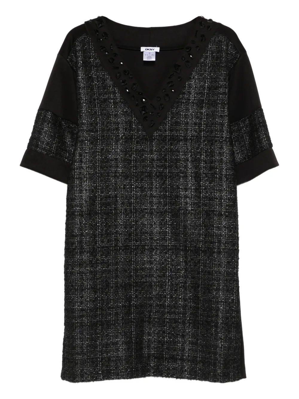 Мини-платье с панелями и V-образным вырезом Dkny, черный
Мини-платье с панелями и V-образным вырезом Dkny, черный