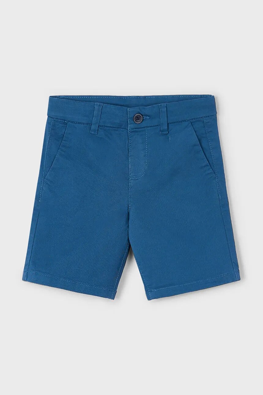 Детские шорты-чиносы, саржа, базовая Mayoral, синий
Детские шорты-чиносы, саржа, базовая Mayoral, синий