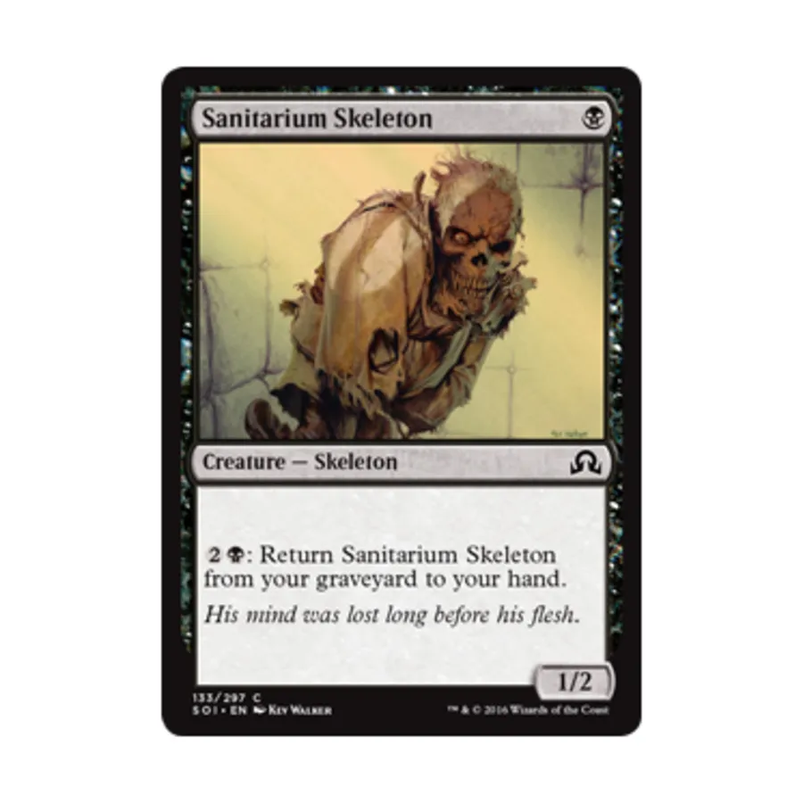 CCG Скелет из санатория (С), MTG - Shadows Over Innistrad
CCG Скелет из санатория (С), MTG - Shadows Over Innistrad