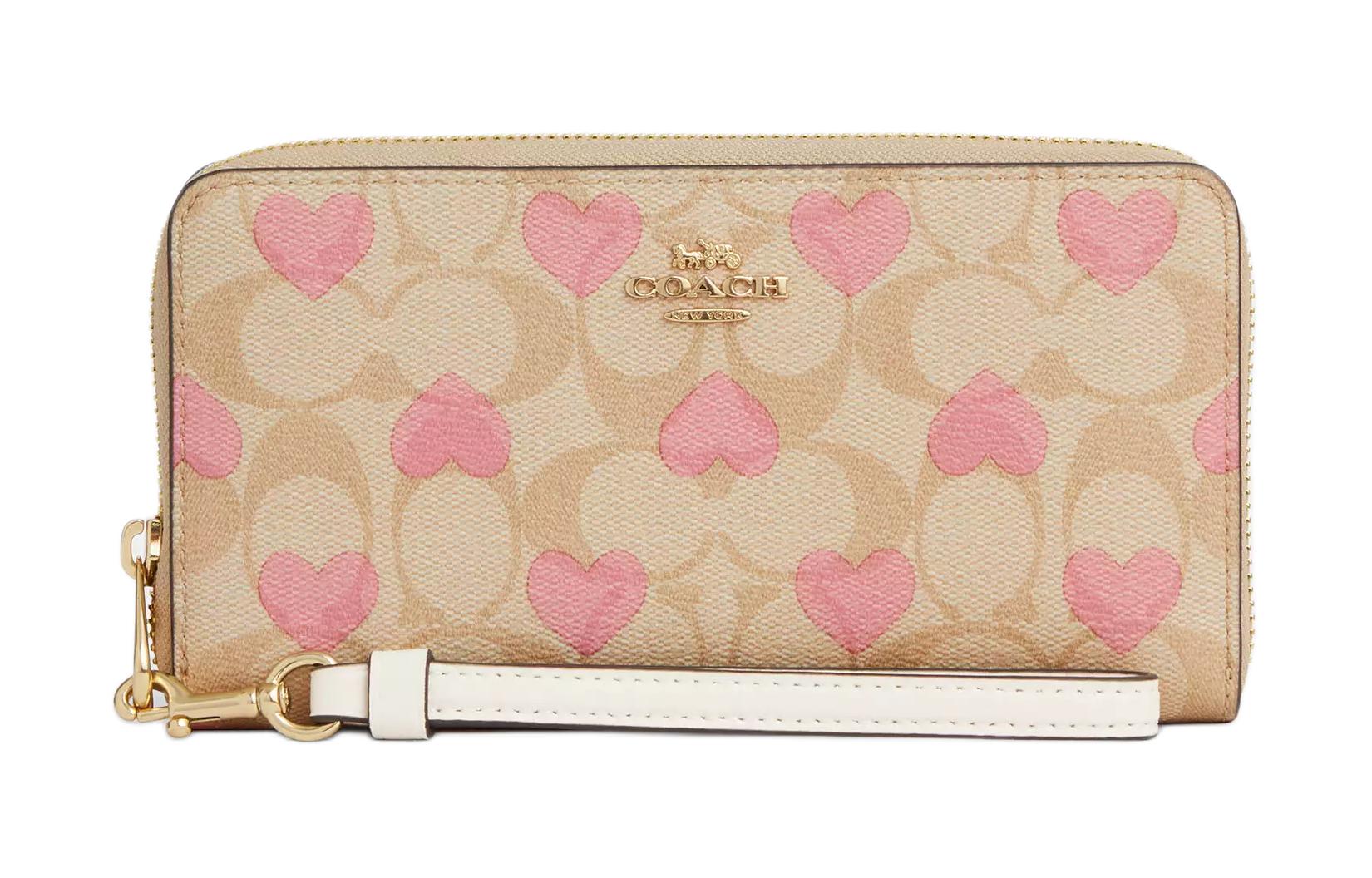 Zip Around Canvas With Leather Wallet Small Women's Gold & светлый хаки & мел разноцветный COACH
Zip Around Canvas With Leather Wallet Small Women's Gold & светлый хаки & мел разноцветный COACH