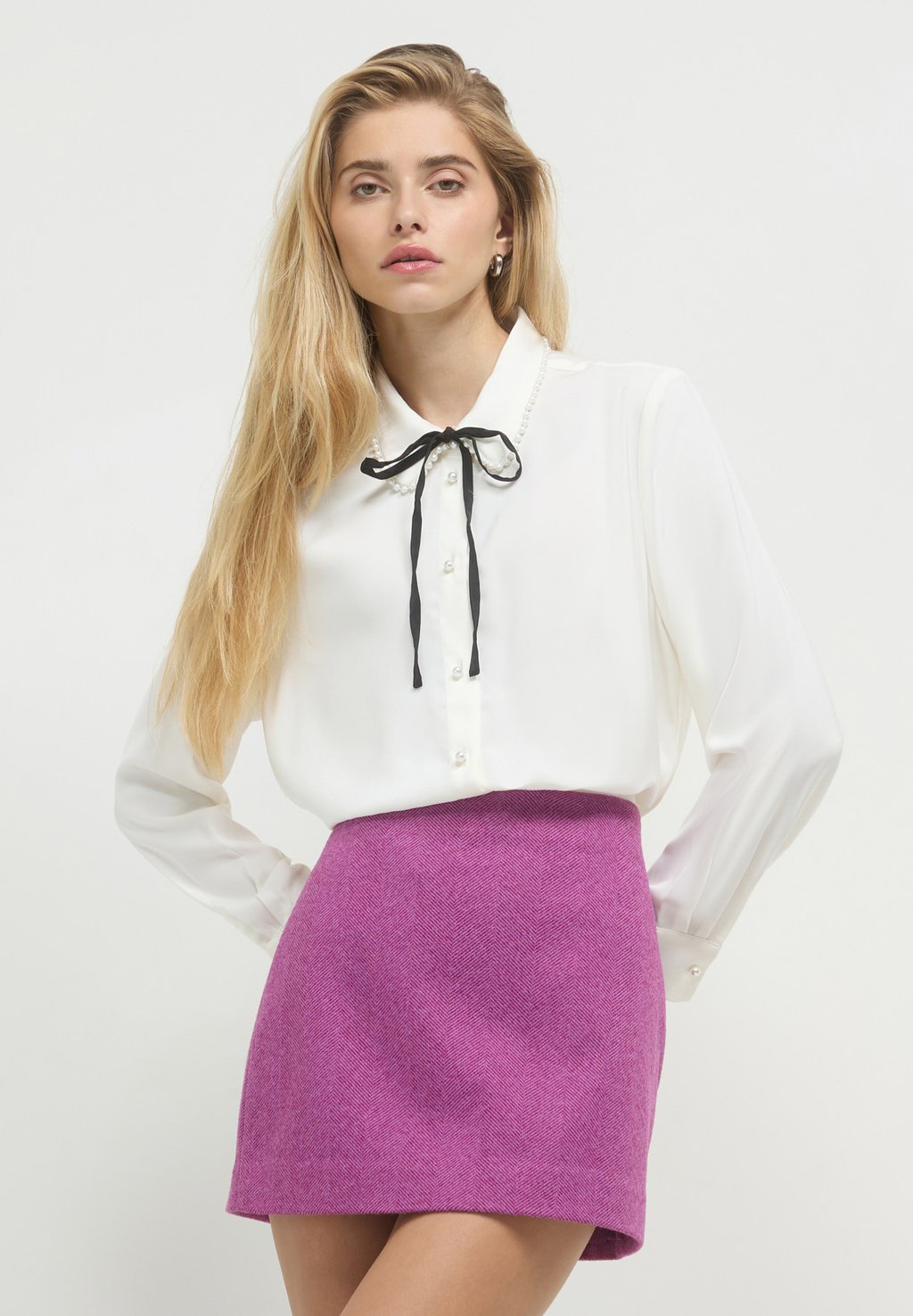 Блузка на пуговицах Calliope, молочный
Блузка на пуговицах Calliope, молочный