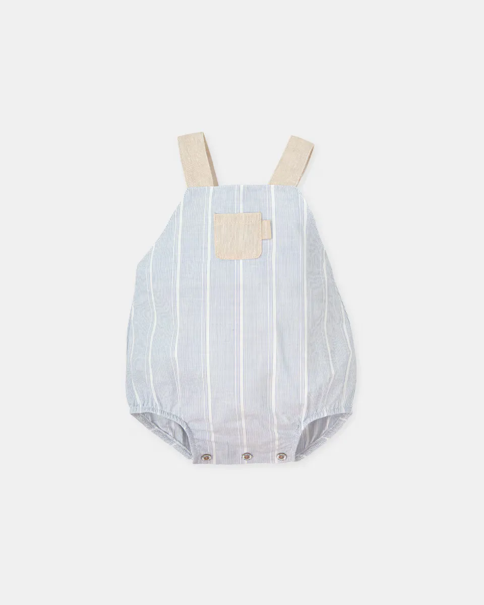 Полосатый комбинезон для мальчика с бретельками фарфорового цвета Tutto Piccolo, светло-голубой
Полосатый комбинезон для мальчика с бретельками фарфорового цвета Tutto Piccolo, светло-голубой