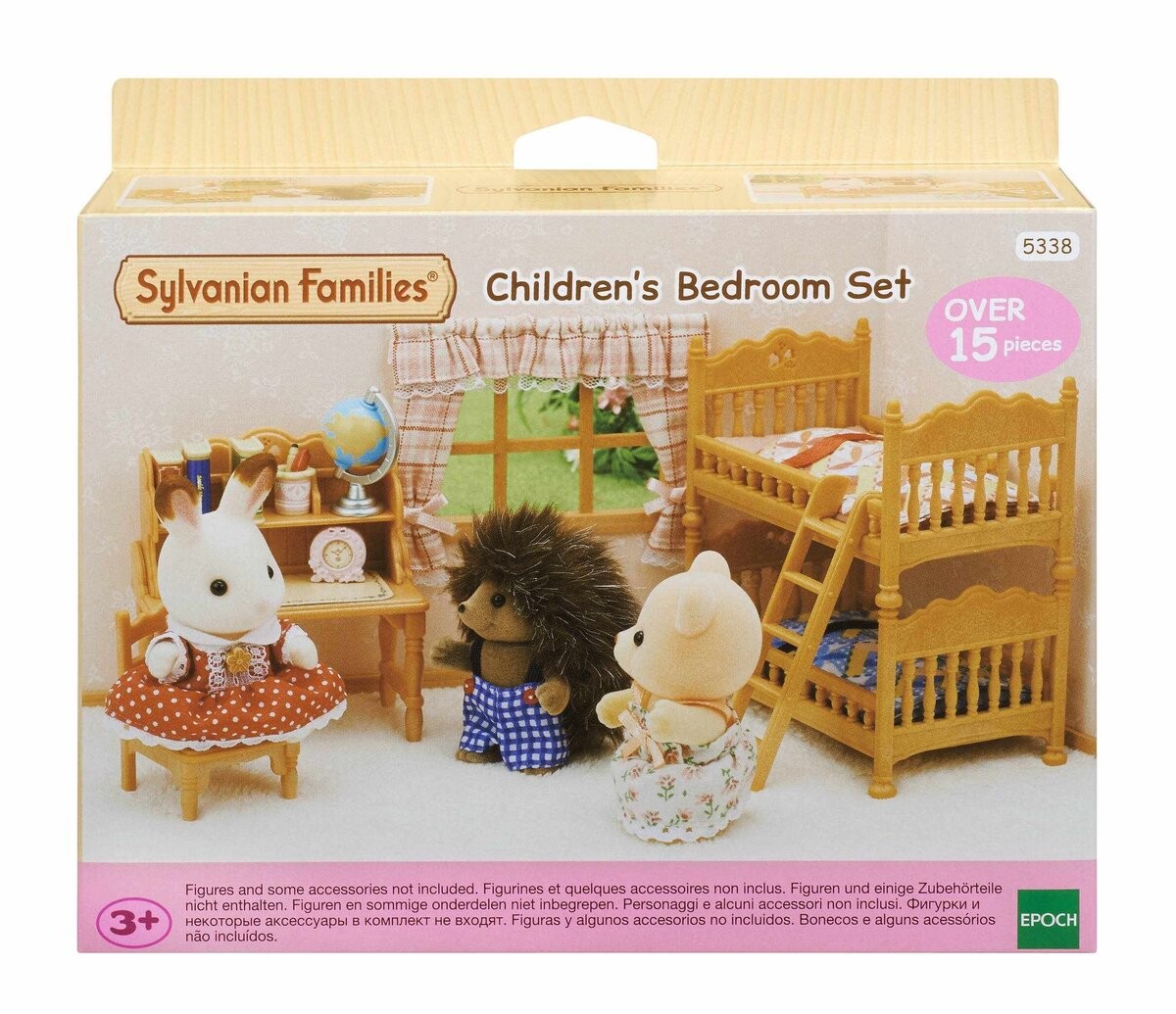 Sylvanian Families, Коллекционные фигурки, Набор для детской комнаты в сельской местности с двухъярусной кроватью, 5338
Sylvanian Families, Коллекционные фигурки, Набор для детской комнаты в сельской местности с двухъярусной кроватью, 5338