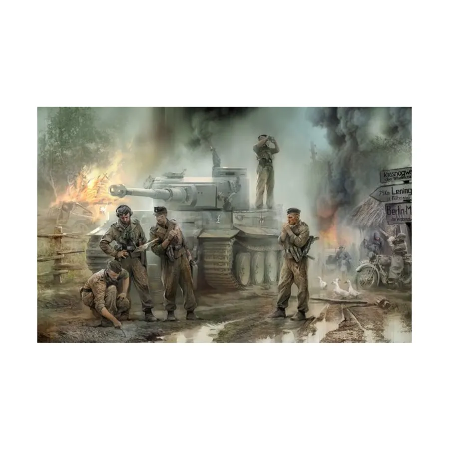 Танковый экипаж (1943-45), Historical Miniatures - WWII - German (1:35) (Zvezda) 
Танковый экипаж (1943-45), Historical Miniatures - WWII - German (1:35) (Zvezda)