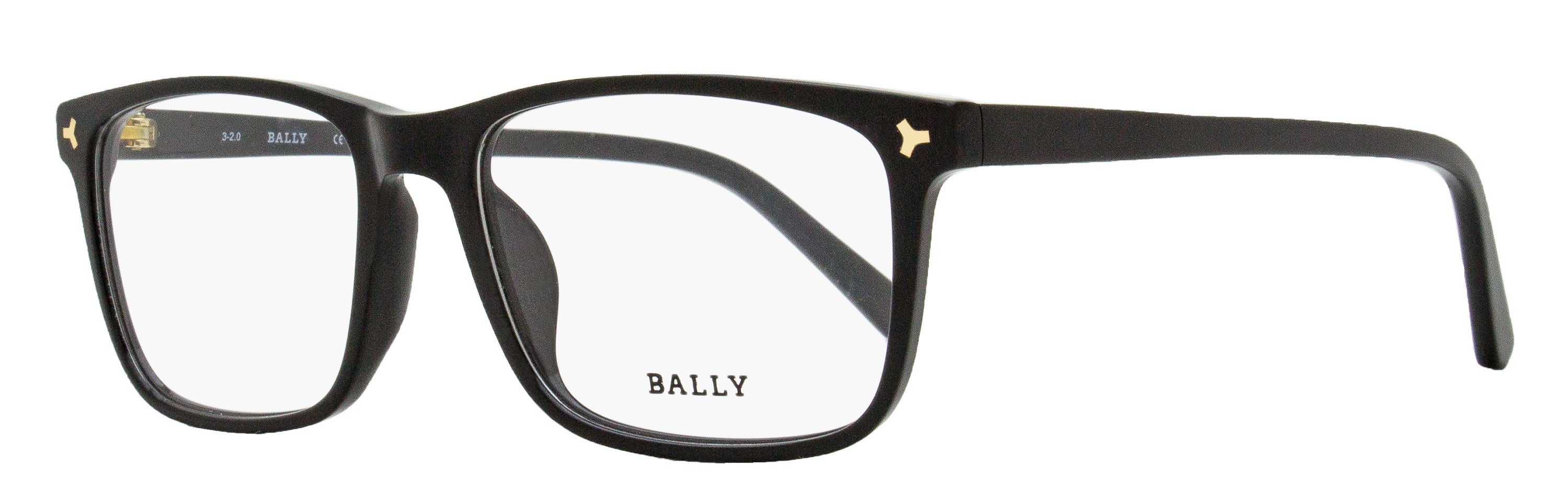 Мужские прямоугольные очки Bally BY5023H 001 черные 54 мм 
Мужские прямоугольные очки Bally BY5023H 001 черные 54 мм