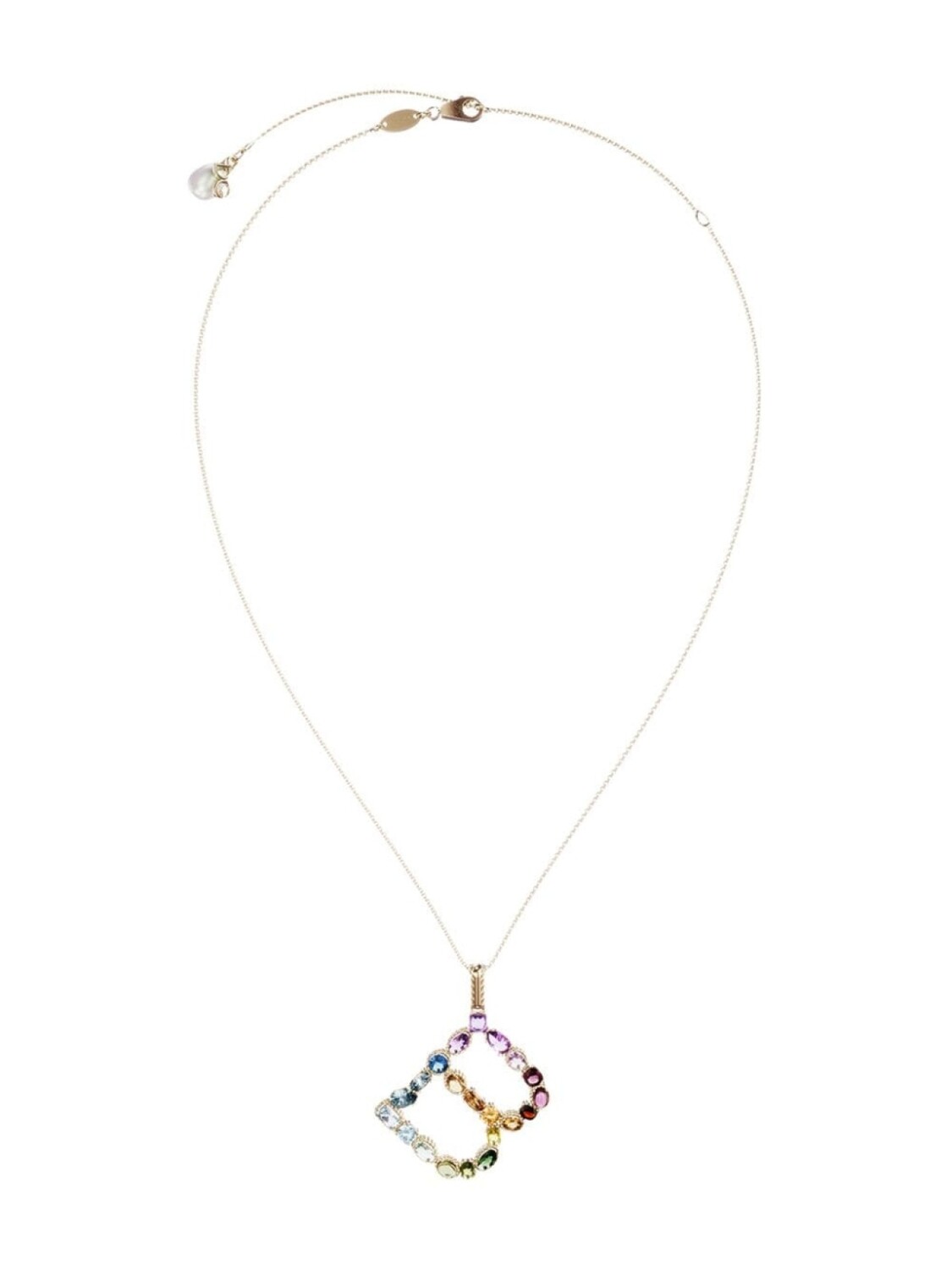 Колье из желтого золота с подвеской в форме буквы B из топазов Dolce & Gabbana, золотой
Колье из желтого золота с подвеской в форме буквы B из топазов Dolce & Gabbana, золотой