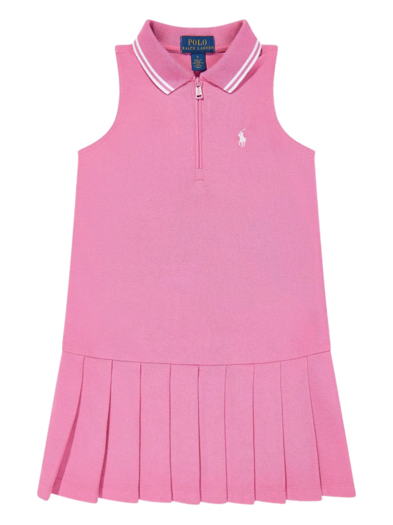 POLO RALPH LAUREN KIDS Плиссированное платье-поло, розовый
POLO RALPH LAUREN KIDS Плиссированное платье-поло, розовый
