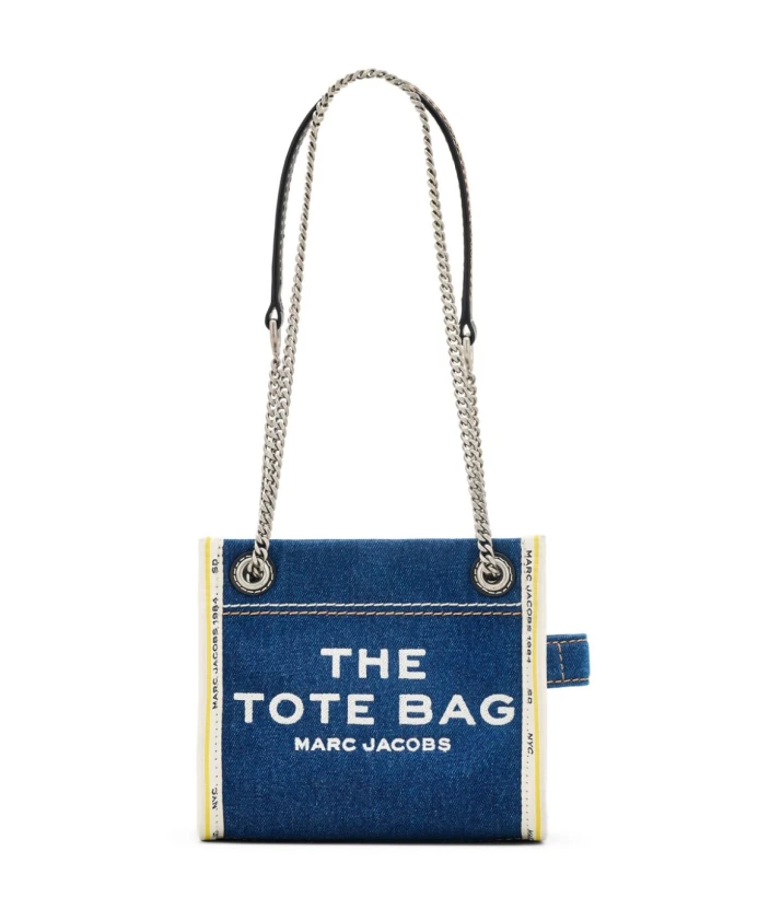 Сумка-Шоппер мини-джинсовая vivo с белыми логотипами Marc Jacobs, синий
Сумка-Шоппер мини-джинсовая vivo с белыми логотипами Marc Jacobs, синий