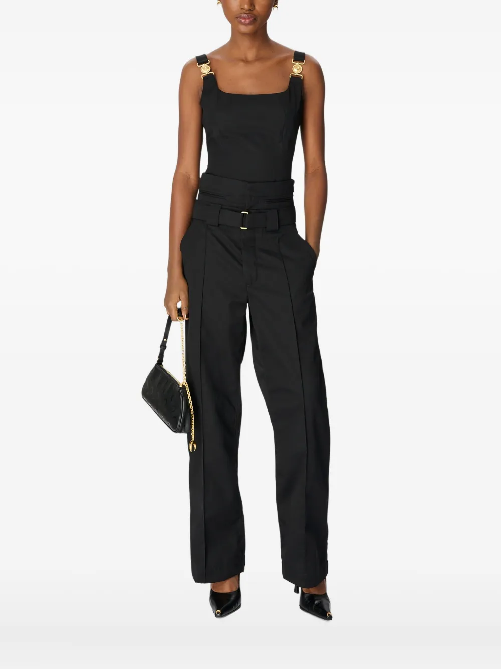 Топ с цепочкой Marine Serre, черный
Топ с цепочкой Marine Serre, черный