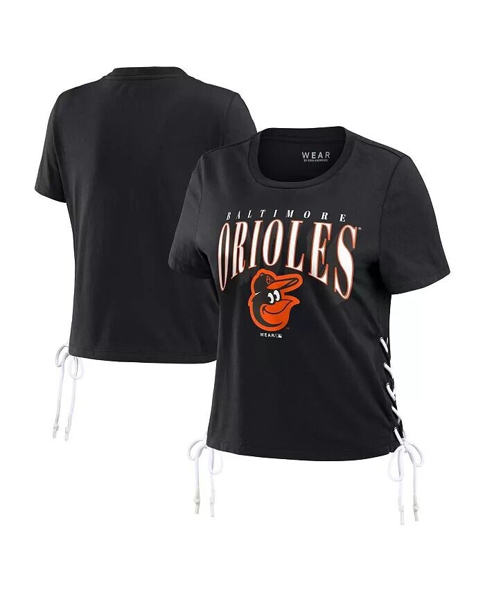 Женская черная укороченная футболка Baltimore Orioles со шнуровкой сбоку WEAR by Erin Andrews
Женская черная укороченная футболка Baltimore Orioles со шнуровкой сбоку WEAR by Erin Andrews