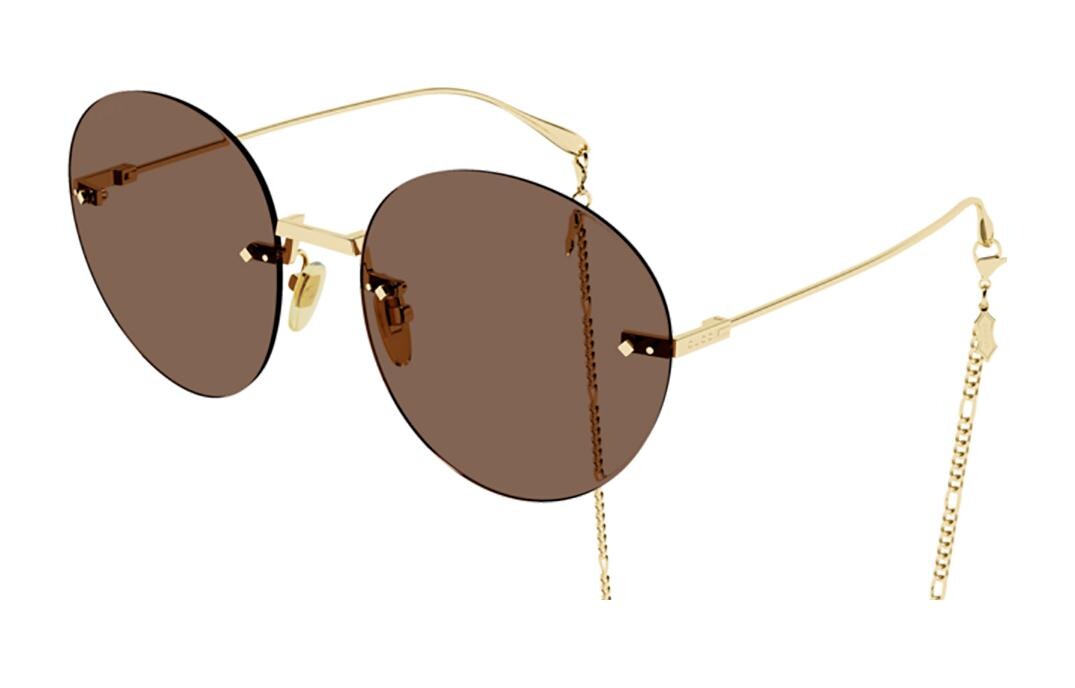 Очки солнцезащитные женские Gucci с цепочкой, коричневый
Очки солнцезащитные женские Gucci с цепочкой, коричневый