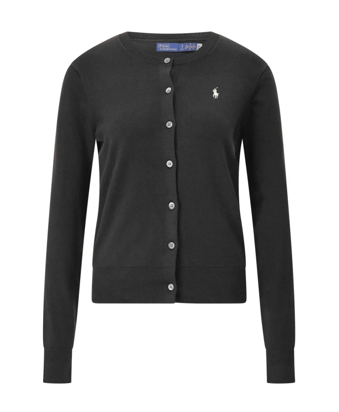 Кардиган с логотипом Polo Ralph Lauren, черный
Кардиган с логотипом Polo Ralph Lauren, черный