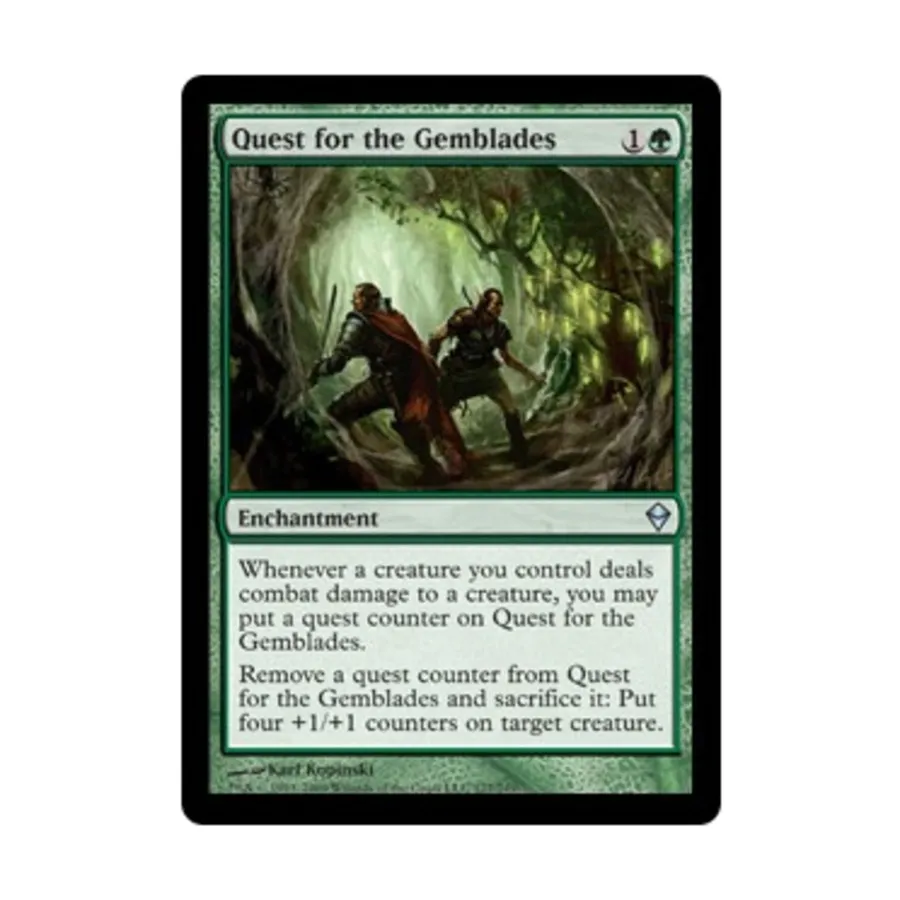 CCG В поисках драгоценных клинков (U), MTG - Zendikar
CCG В поисках драгоценных клинков (U), MTG - Zendikar