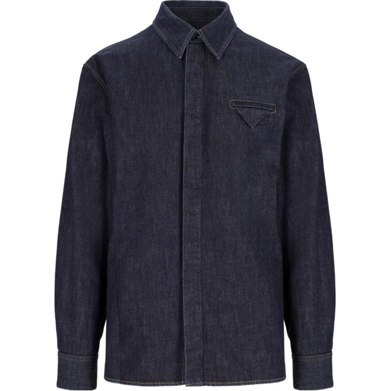 Джинсовая рубашка Bottega Veneta, синий
Джинсовая рубашка Bottega Veneta, синий