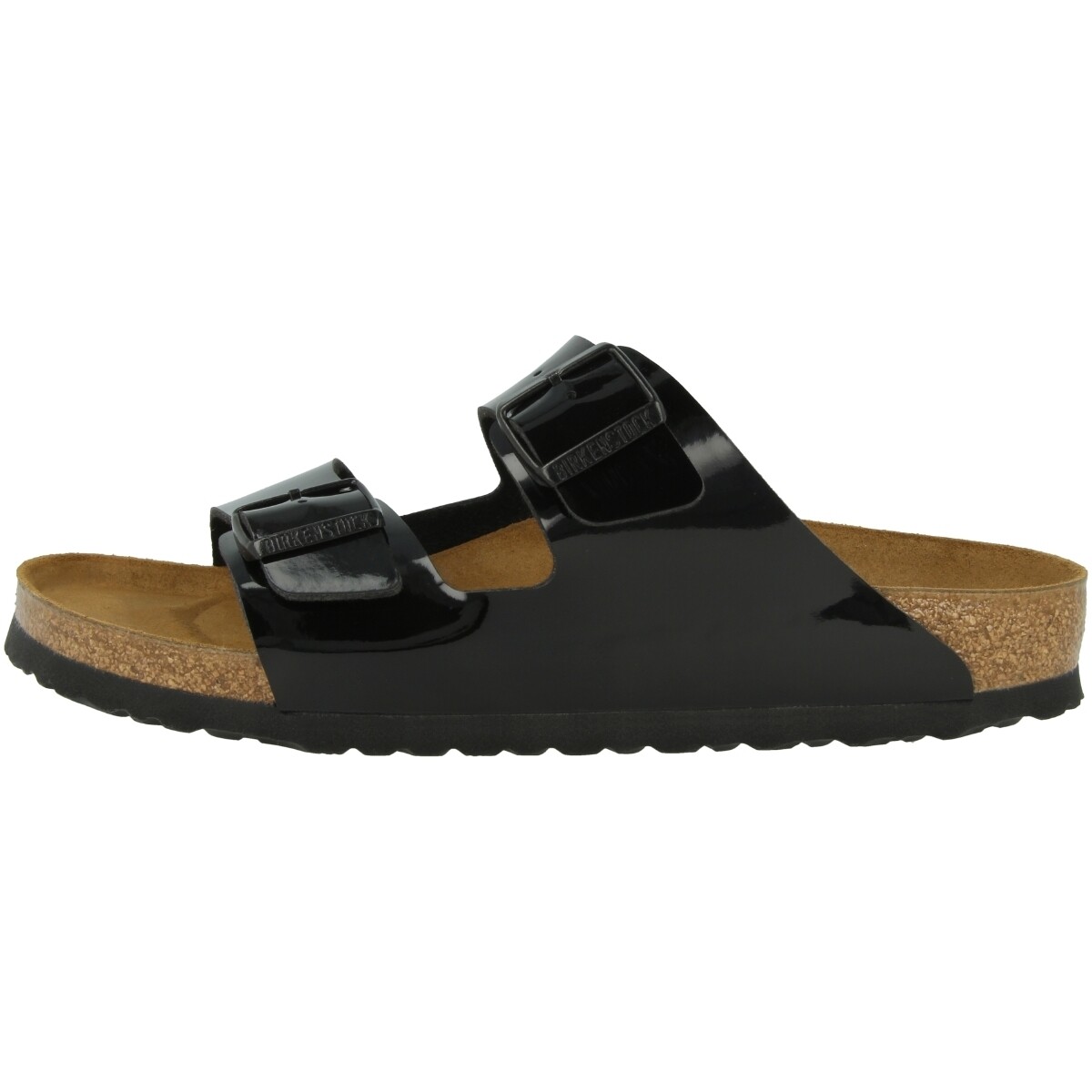 Сандалии Birkenstock Arizona Birko Flor Lack normal, черный 
Сандалии Birkenstock Arizona Birko Flor Lack normal, черный