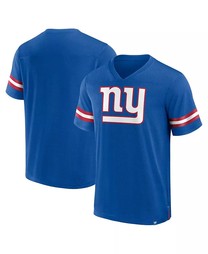 Мужская футболка с V-образным вырезом Royal New York Giants Jersey Tackle Fanatics
Мужская футболка с V-образным вырезом Royal New York Giants Jersey Tackle Fanatics